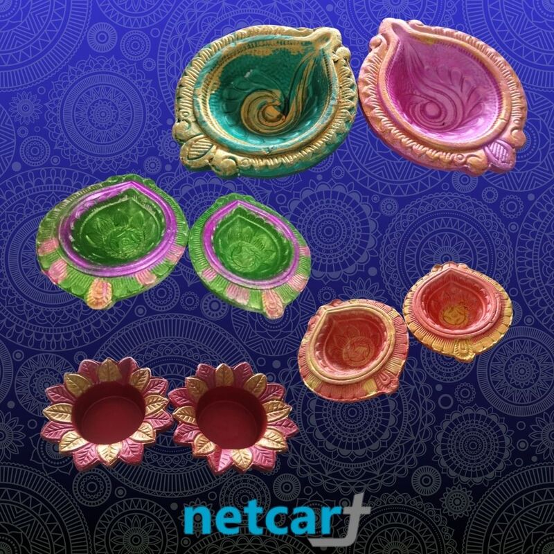 Diwali Clay Diya (12 pieces)