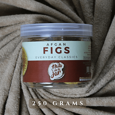 Nuts in a Jar Afgan Figs (Anjeer) Everyday Classics 250 Grams Nuts in a Jar Afgan Figs (Anjeer) Everyday Classics 250 Grams
