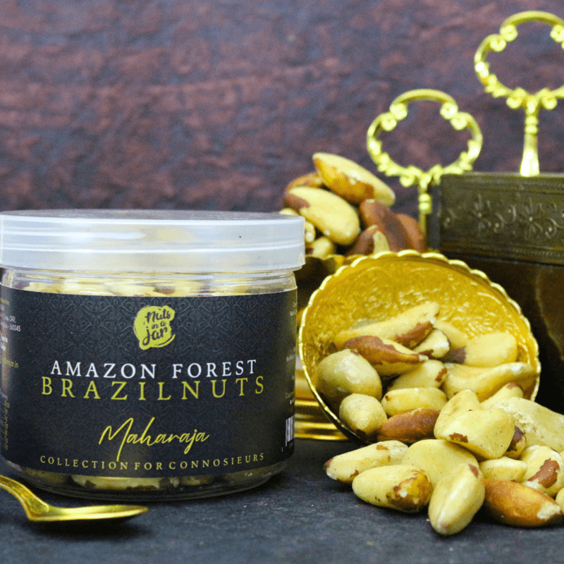 Nuts in a Jar Maharaja Amazon Rain Forest Brazil Nuts 250 Grams Nuts in a Jar Maharaja Amazon Rain Forest Brazil Nuts 250 Grams
