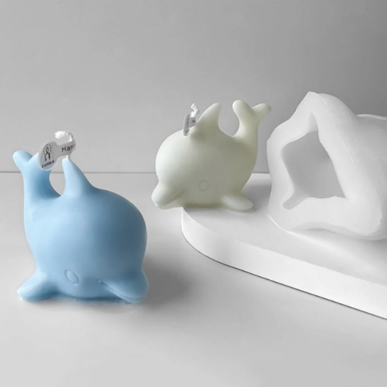 Silicon Mold Candle Dolphin Silicon Mold Candle Dolphin