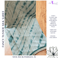 SEMI TUSSER SILK SAREE SFHSTSK23686 SEMI TUSSER SILK SAREE SFHSTSK23686