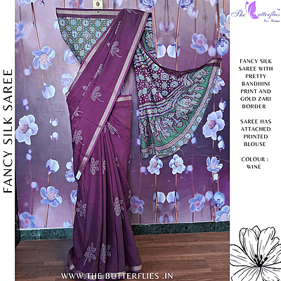 FANCY SILK SAREE DCMSBHS24298