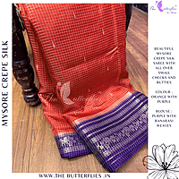 CREPE SILK SAREE NISSCRE24377 CREPE SILK SAREE NISSCRE24377