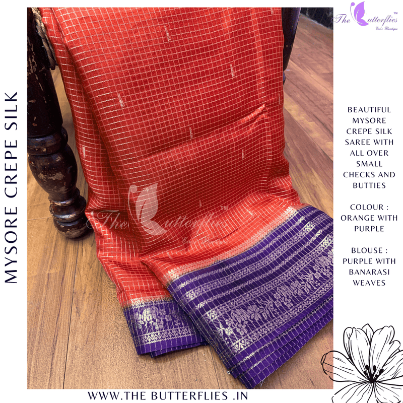 CREPE SILK SAREE NISSCRE24377 CREPE SILK SAREE NISSCRE24377