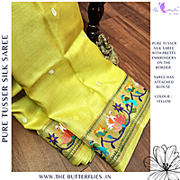 PURE TUSSER SILK SAREE YBRSTSK24417