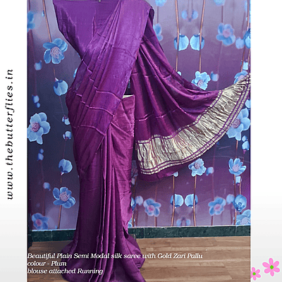 Semi Modal Silk Saree DCMSMSS24430