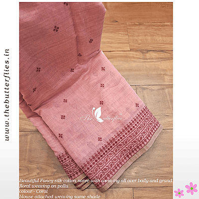 FANCY SILK COTTON SAREE MHTSSCS24362