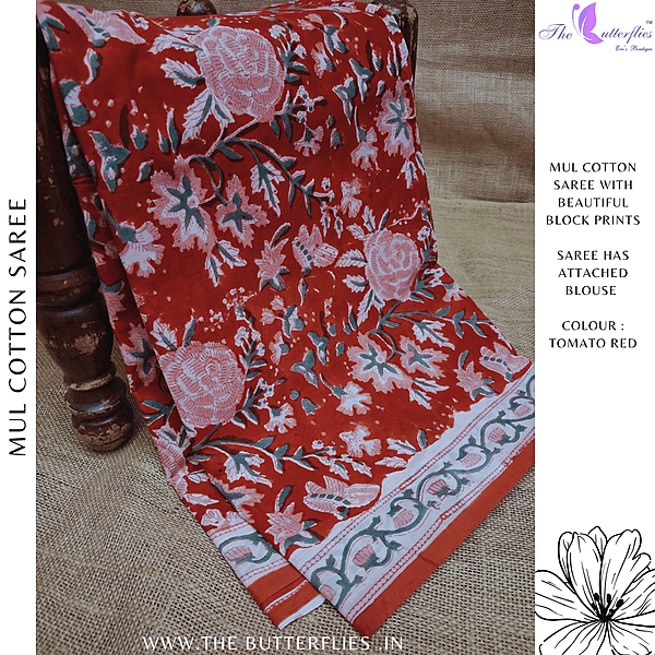 MUL COTTON SAREE SHPSMCS24665 MUL COTTON SAREE SHPSMCS24665