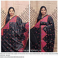 TUSSER SILK SAREE APASTSK24592 TUSSER SILK SAREE APASTSK24592