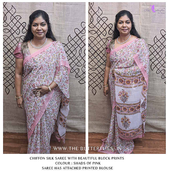 CHIFFON SILK SAREE ssgSGRS24778