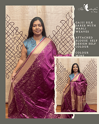 GAJJI SILK SAREE  MHTSSIL24849