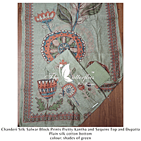 CHANDERI SILK COTTON SALWAR SFHCCHA24806