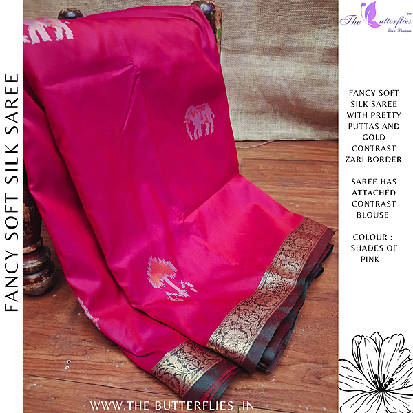 FANCY SOFT SILK SAREE MHTSSIL24836