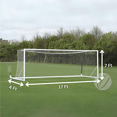 Football Goalpost Net (Heavy Quality) - Pair