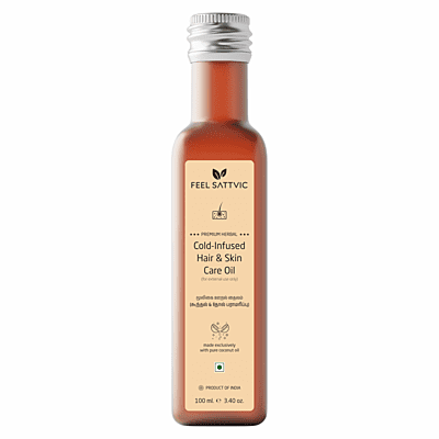 Premium Herbal Cold-Infused Hair & Skin Care Oil - 100ml