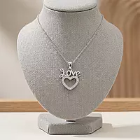 Single Layered Chain - Love Text 1