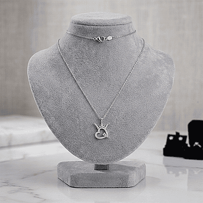 Single Layered Chain - King Heart