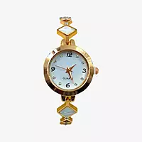 Elegant Rose Gold Square Bracelet Watch for Women - Analog Quartz