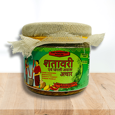 SHATAVARI AND WILD GINGER PICKLE SHATAVARI AND WILD GINGER PICKLE