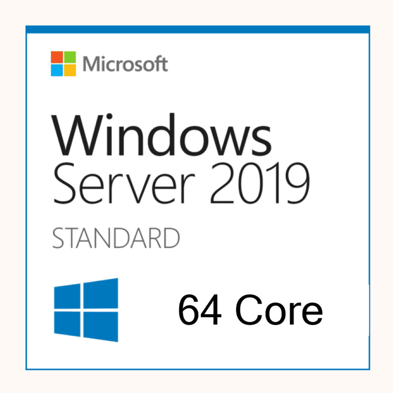MS Windows 2019 Server Std (ZERO CAL) (64 bit) (16 core) OEM DVD (HP-ROK)