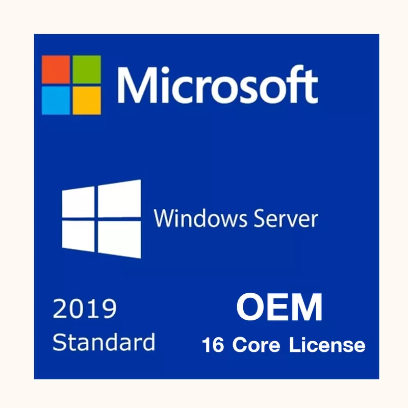 MS Windows 2019 Server Std (ZERO CAL) (64 bit) (16 core) OEM DVD (LENOVO-ROK)
