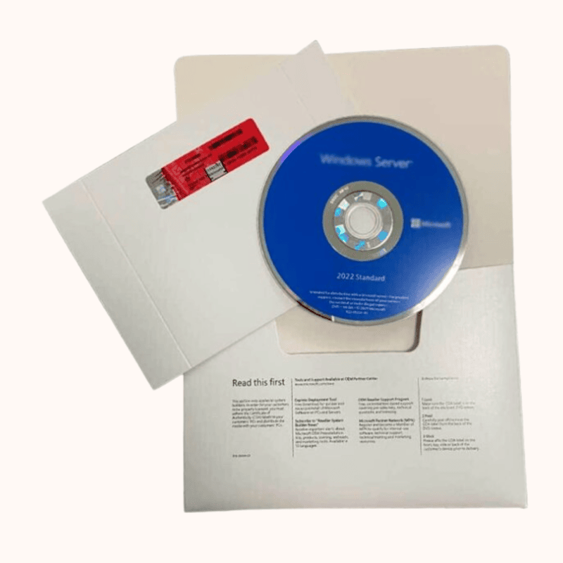 MS Windows 2022 Server Std (ZERO CAL) (64 bit) (16 core) OEM DVD