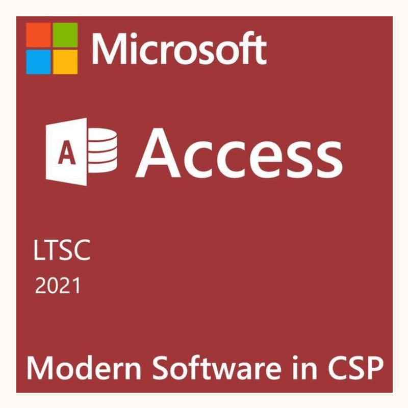 MS Access LTSC 2021 WIN CSP ESD (Perpetual) MS Access LTSC 2021 WIN CSP ESD (Perpetual)