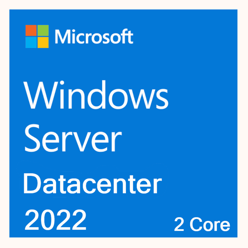 MS Windows Server Data Center 2022 (2 Core) CSP ESD (Perpetual)