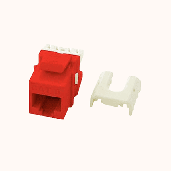 Commscope Cat6 LAN I/O-Red, (1375055-x)