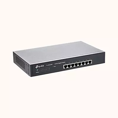 TP Link 8 Port Gigabit Unmanaged Non-PoE Switch (TL SG1008)