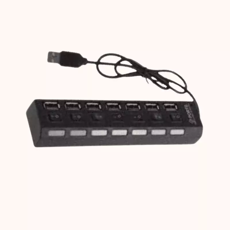 ADNet USB HUB 2.0 Hub 7Port with switch (AD-819)
