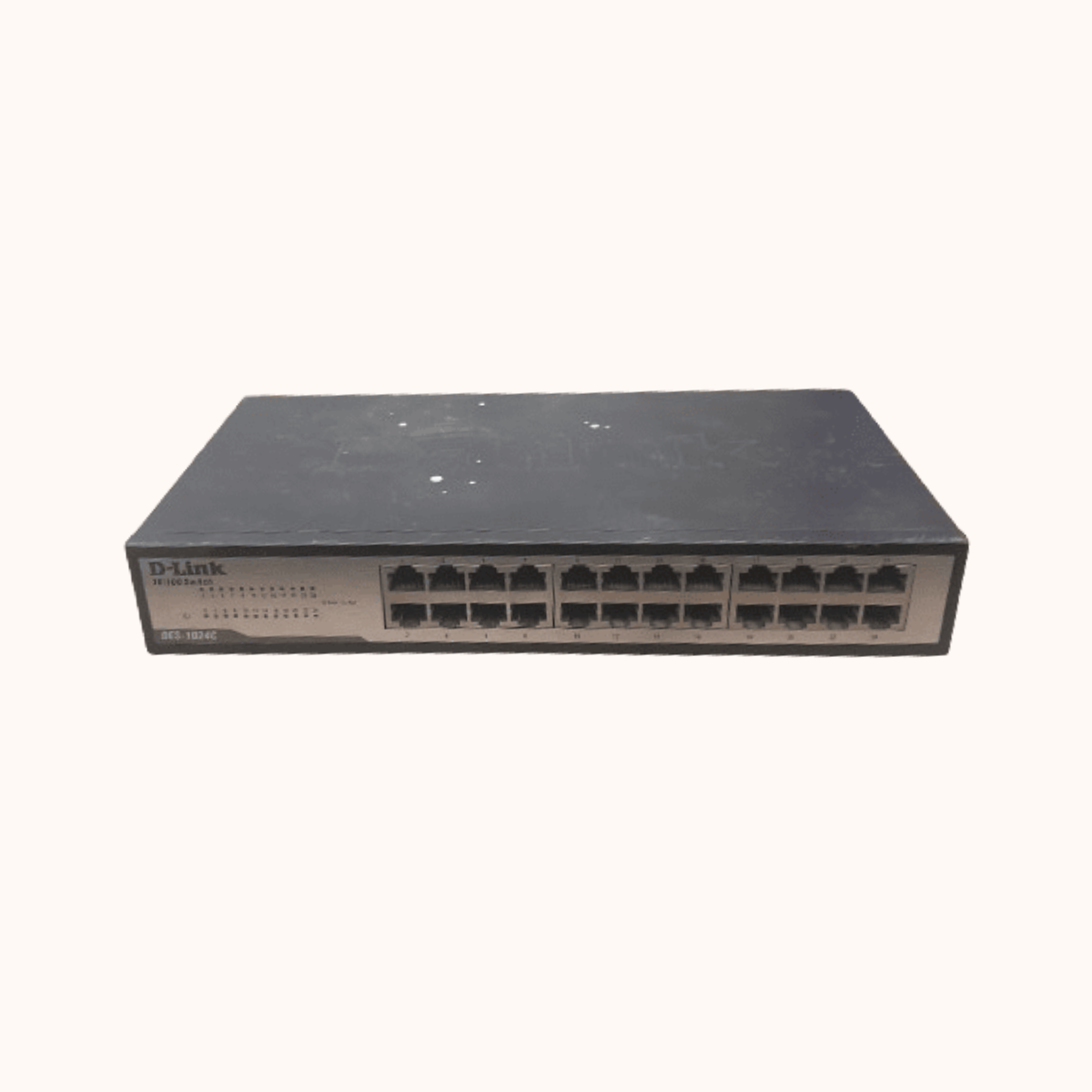 Refurbished D-Link 24-Port Fast Ethernet Un managed Switch DES-1024D