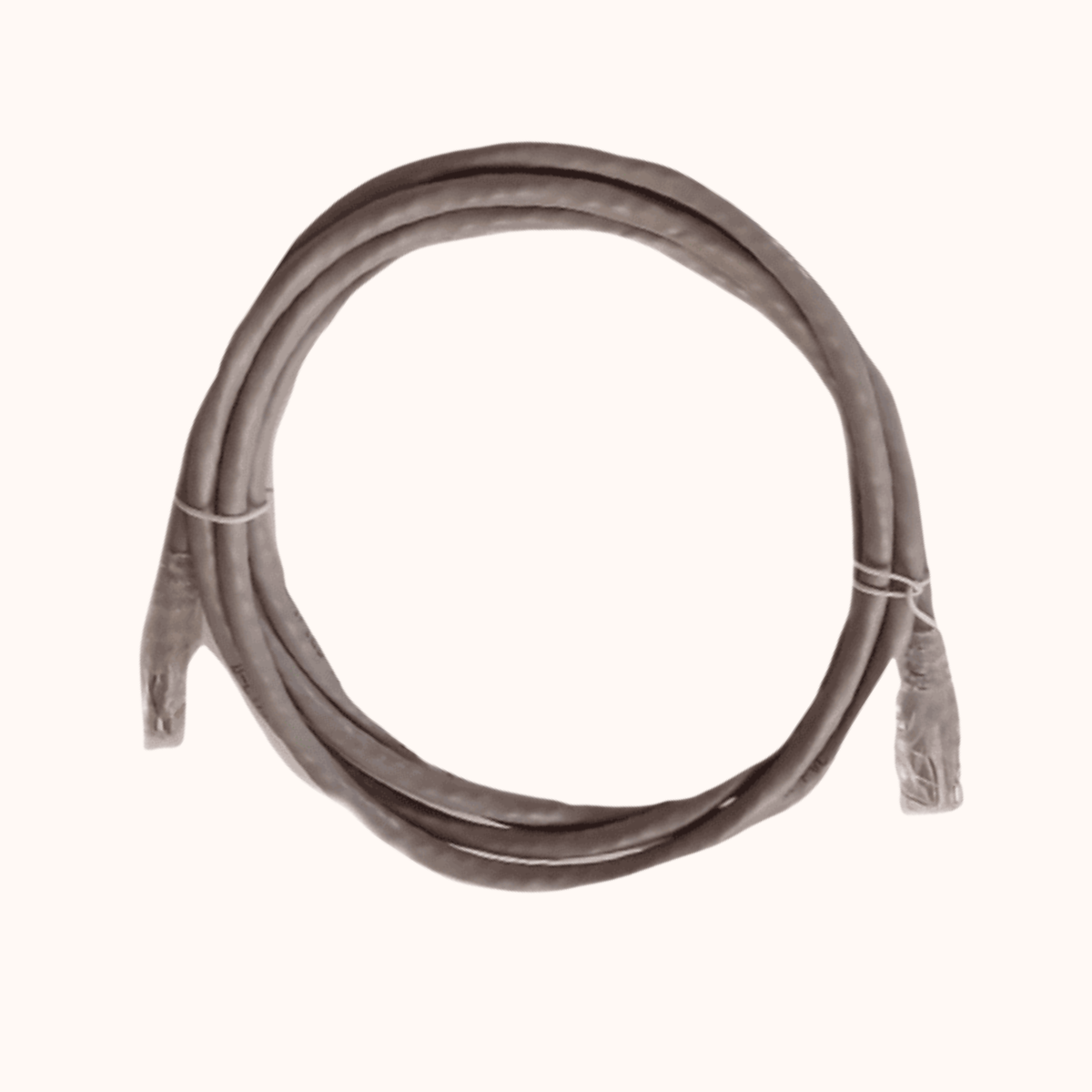 Refurbished D-Link RJ45 Cat 6 Cable Patch Cord for Modem (Grey, 2 m), 2M
