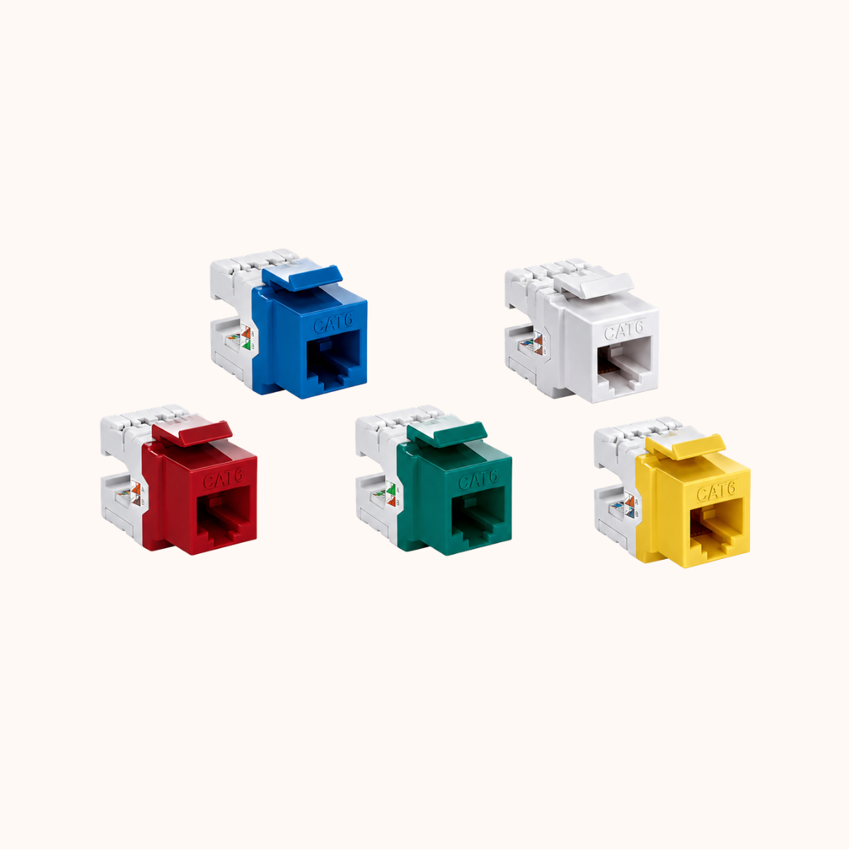 D-Link Nkj-5ewhi1b21 Cat5e Utp Keystone Jacks