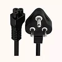Geonix 1.5 Meter Laptop Power Cable, Black- GXLPC1.5