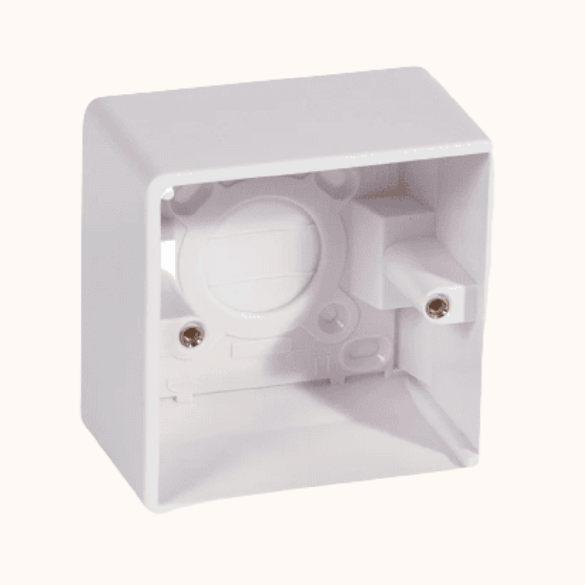 Delton Surface Mount Box White (DLT-SMYW)