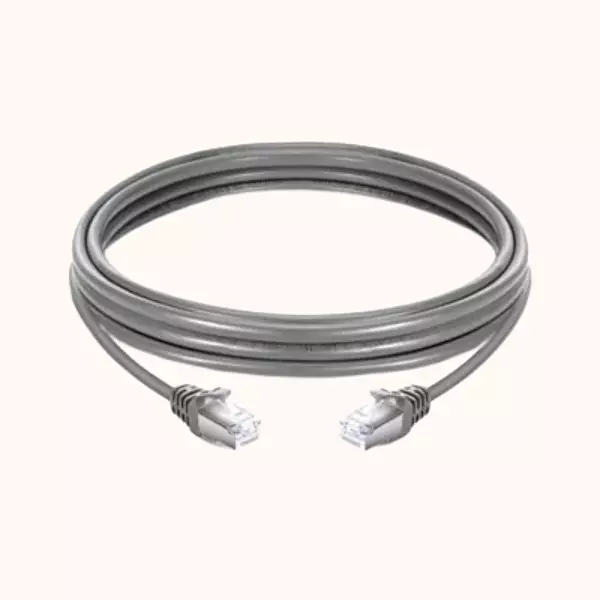 Delton Cat6 STP 26AWG, Grey, LSZH, Patch Cord, 2M (DLT-PC6STGL-2)