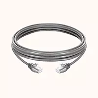 Delton Cat6 STP 26AWG, Grey, LSZH, Patch Cord, 3M (DLT-PC6STGL-3)