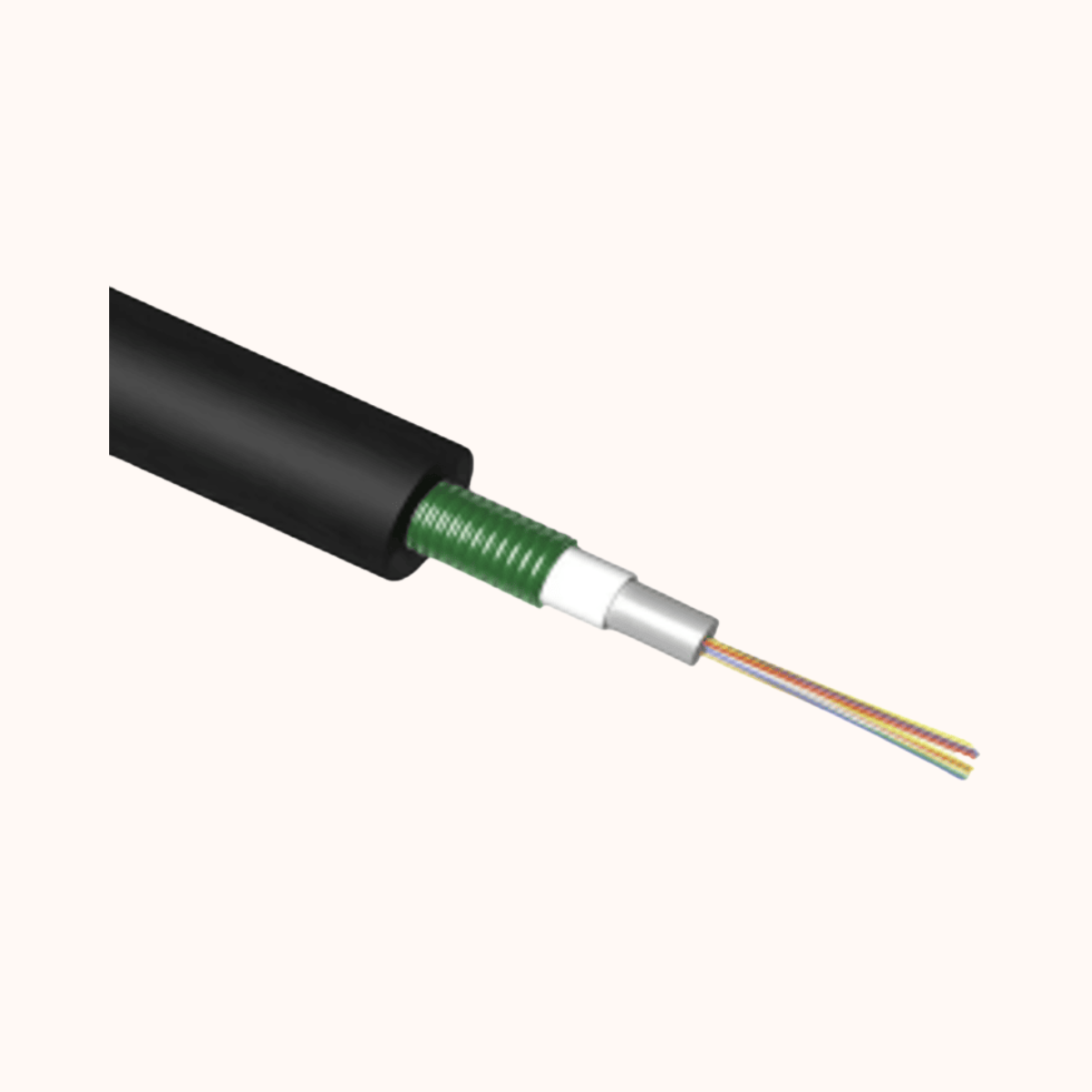 COMMSCOPE 12Â  CORE SINGLE MODE FIBER CABLE OS2(2121112-4)