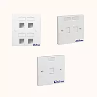 Delton Unshuttered Face Plates quad Port (DLT-FPQWS)