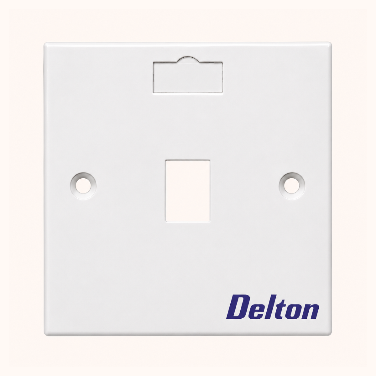 Delton Unshuttered Face Plates single port (DLT-FPSWS)