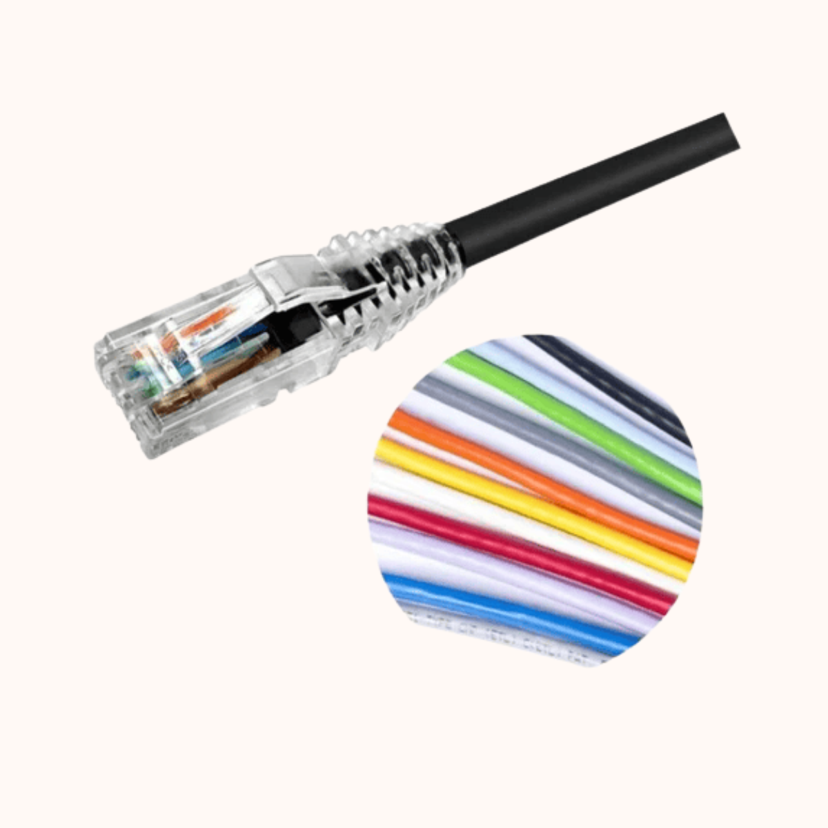 CommScope Cat6 YELLOW Patch Cord 20"Cm (NPC06UZDB-YL020C)
