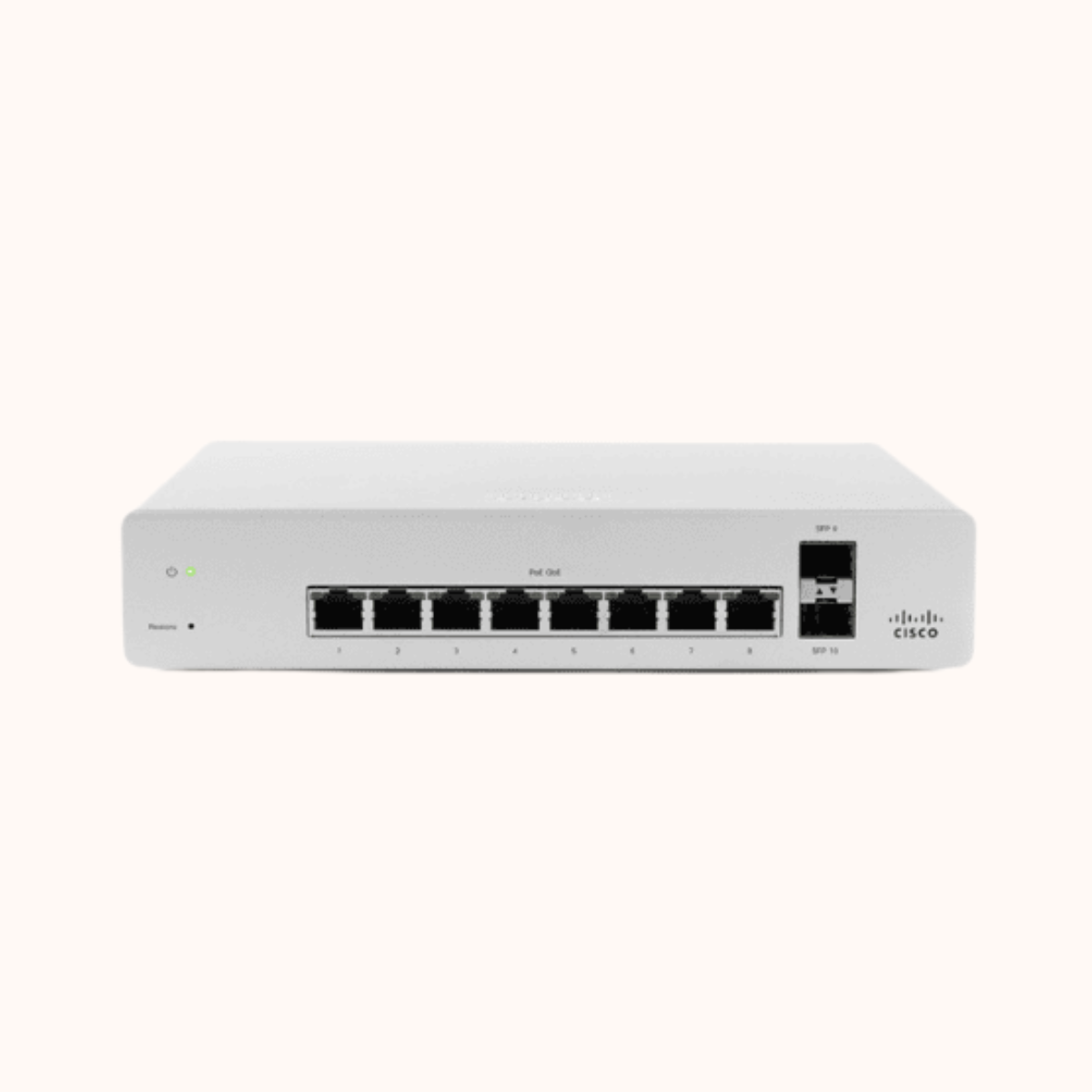 Cisco Meraki Cloud Managed 8 Port Gigabit Ethernet Switch – MS220-8