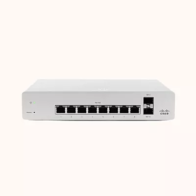 Cisco Meraki Cloud Managed 8 Port Gigabit Ethernet Switch – MS220-8