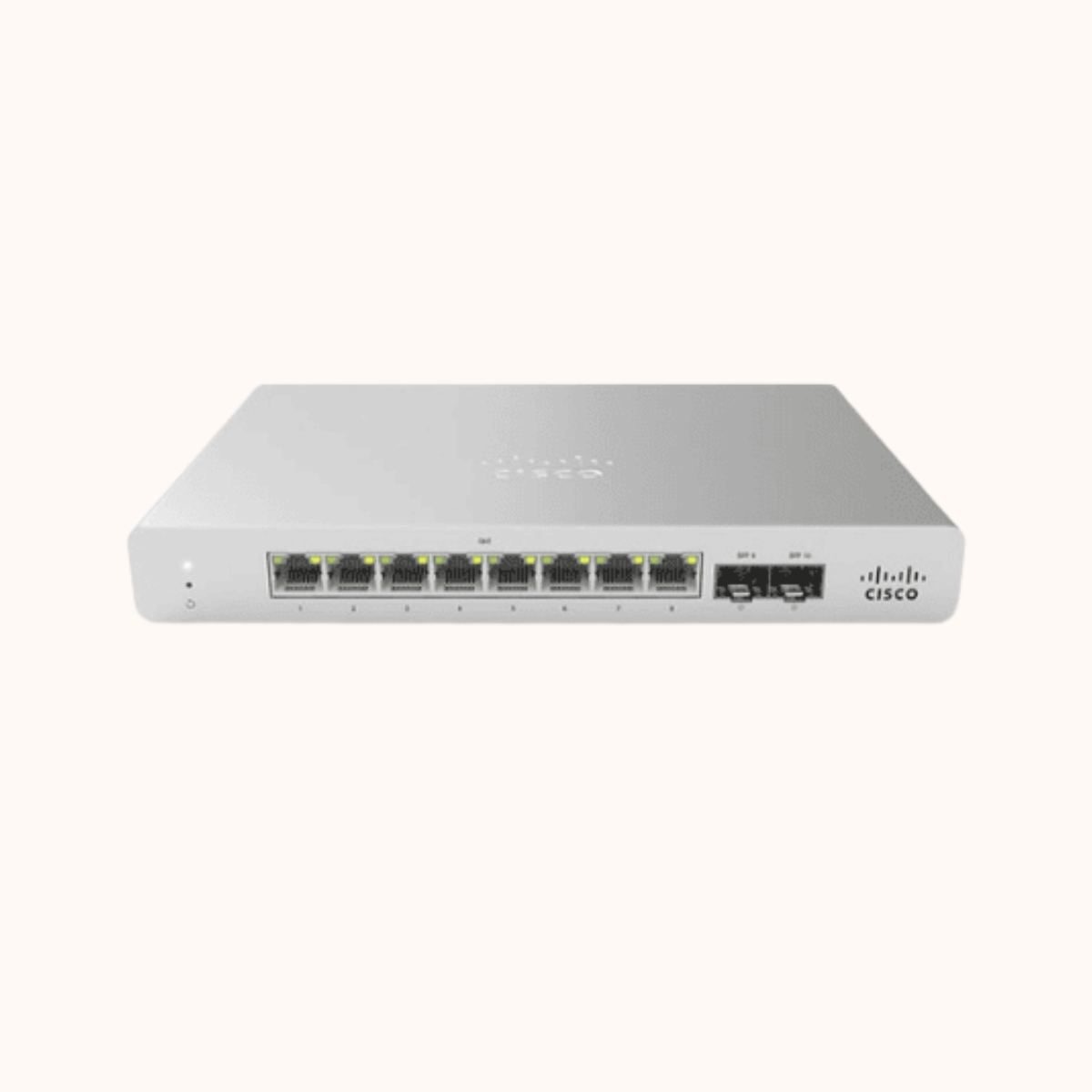 Cisco Meraki Licenses and Support - 8 Port Gigabit 127W PoE Switch-MS120-8FP