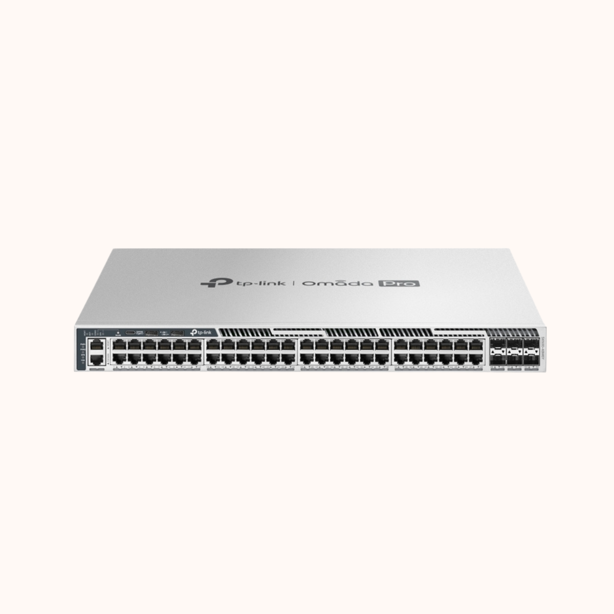 TP-Link Omada Pro 48-Port 2.5G Stackable L3 Managed Switch 6 25G Slots-S6500-48M6Y