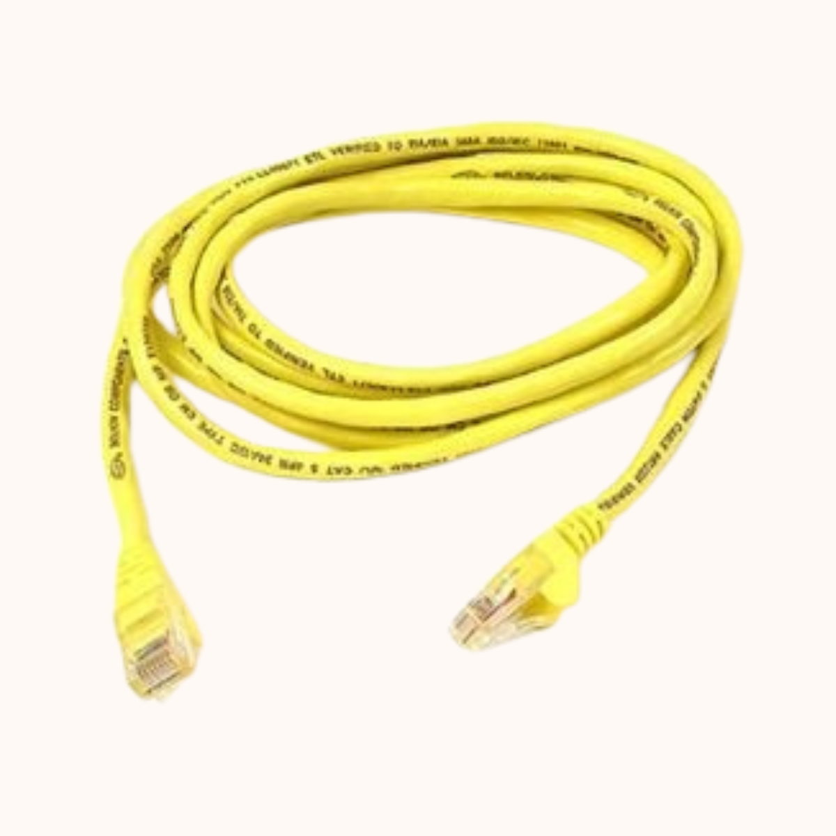 D-Link Cat6 Patch Cord Yellow 1 MTR (NCB-C6UBLUR1-1)