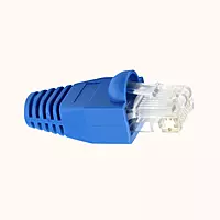 Cat5E CAT6 RJ45 Ethernet Network Cable Strain Relief Boots Cable Connector Plug Cover (Blue)