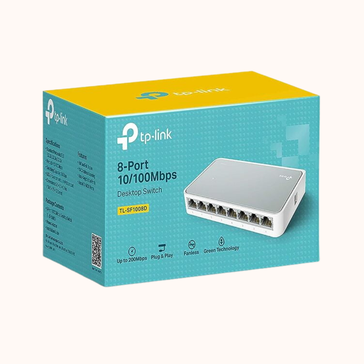 TP-Link 8 Port 10/100Mbps Fast Ethernet Switch  (TL-SF1008D)