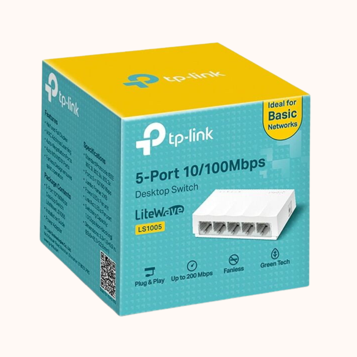 TP-Link 5-Port Desktop Switch 10/100Mbps- Ã¢â‚¬Å½LS1005
